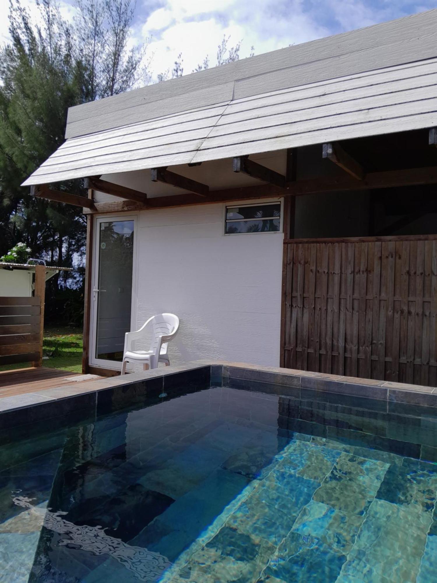 Mara'Ai Le Spot Tubuai Chambre Triple Taahueia Deluxe Sdb Privee Avec Piscine Mataura Bagian luar foto