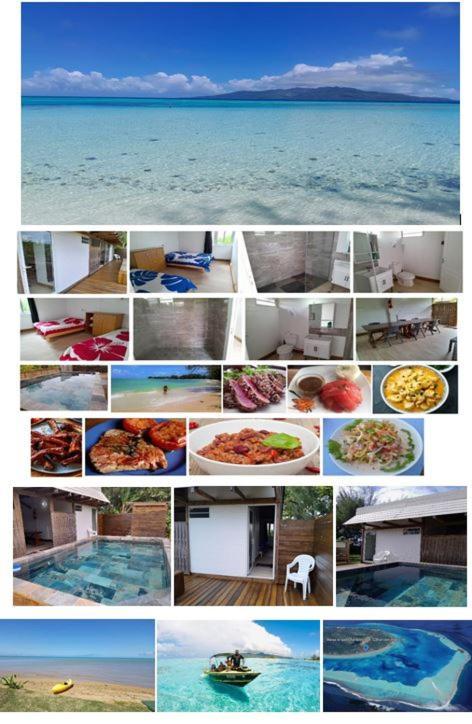Mara'Ai Le Spot Tubuai Chambre Triple Taahueia Deluxe Sdb Privee Avec Piscine Mataura Bagian luar foto