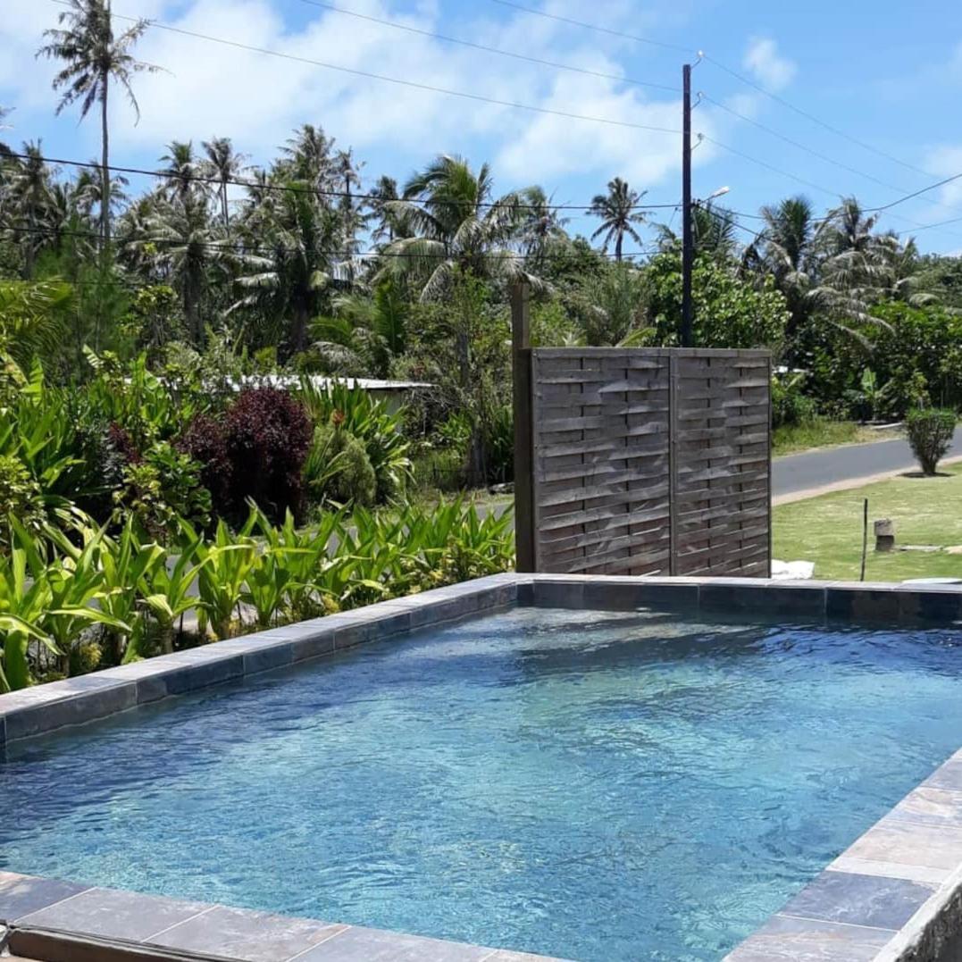 Mara'Ai Le Spot Tubuai Chambre Triple Taahueia Deluxe Sdb Privee Avec Piscine Mataura Bagian luar foto